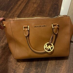 Michael Kors Brown Leather Tote